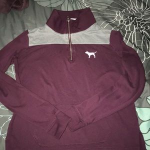 Victoria’s Secret Pink Quarter Zip Sweatshirt